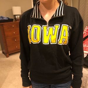 Iowa Quarter Zip Sweatshirt VS PINK